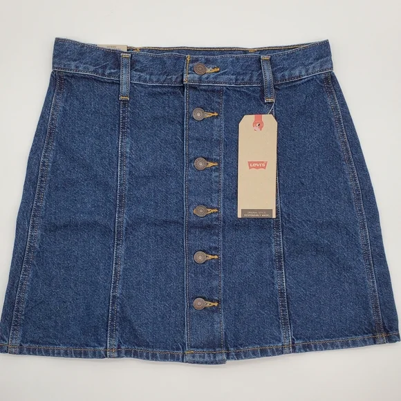 Poshmark levi's denim hot sale skirt